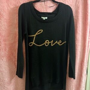 LC Lauren Conrad Love sweater.